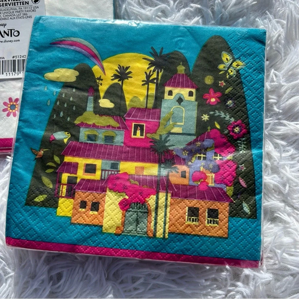 🩶5/$30 Disney’s Encanto Mirabel Luncheon Party Napkins Set of Two 16 Packs NEW